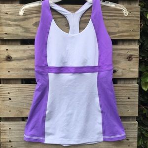 Lululemon lavender and purple workout top